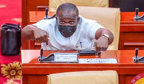 Mr Samuel Nartey George, Member of Parliament (MP) for Ningo-Prampram, one of the six MPs jointly sponsoring a bi-partisan Private Members Bill for Parliament to pass specific legislation to expressly prohibit and criminalise the practice or advocacy of homosexuality in Ghana.