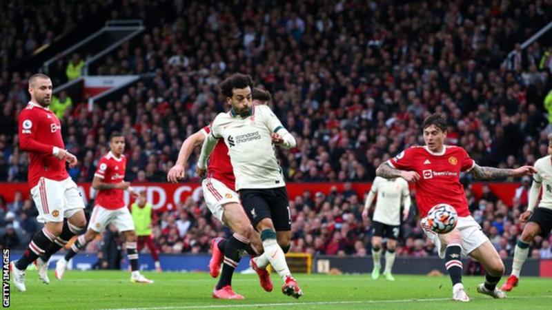 Mohamed Salah became the first away player to score a hat-trick at Old Trafford for more than 18 years