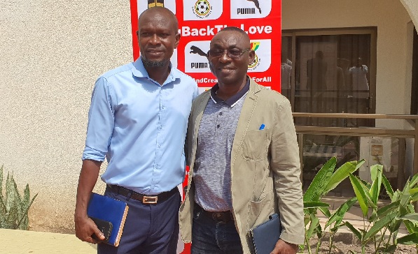 Charlies Akonnor with David Duncan (right) worked together as Black Stars coaches