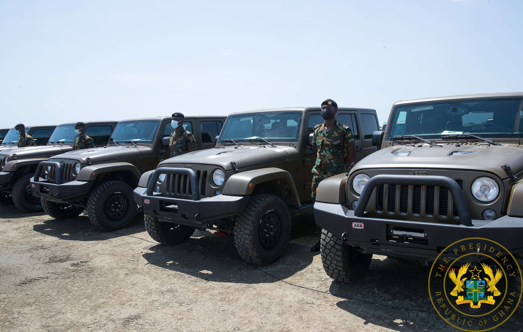 Ghana Armed Forces gets 60 new vehicles, US$24.8 million housing project to follow