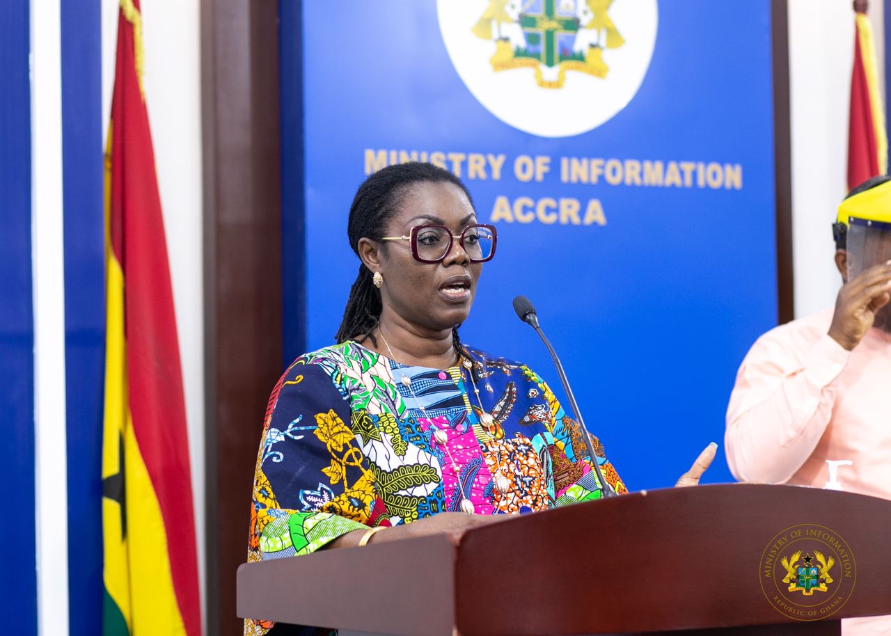 Mrs Ursula Owusu-Ekuful, Minister of Communications and Digitalisation