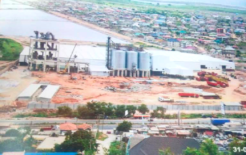 The cement factory
