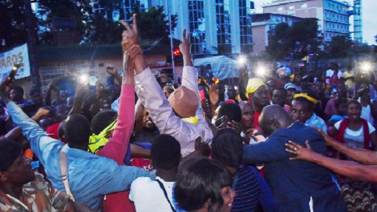 There were scenes of singing in front of prison gates after the army freed Mr Condé's political opponents