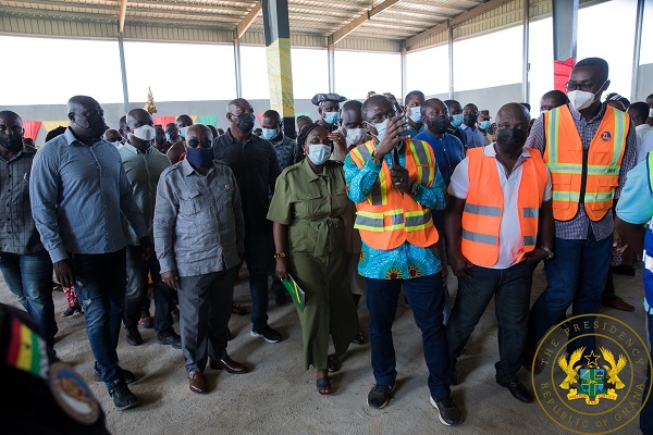 President satisfied with work on Oti compost plant