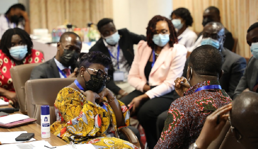 Stakeholders in the meeting to discuss the cocoa freight charges 