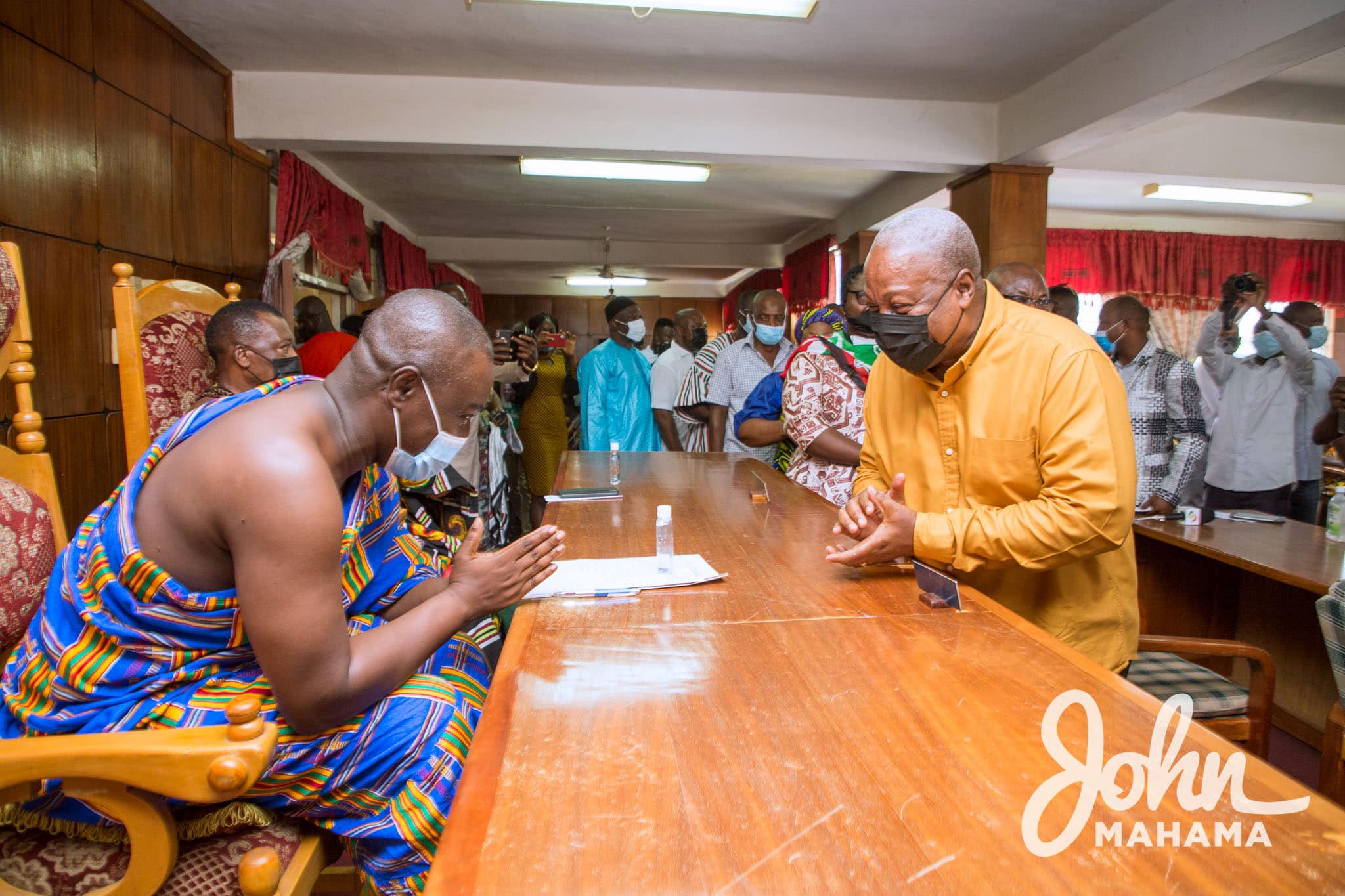 Be vigilant at polling stations, collation centres - Mahama urges NDC members