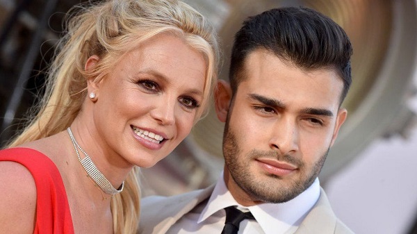 Britney Spears and Sam Asghari at the 