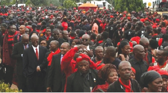 Funerals in Ghana are elaborate