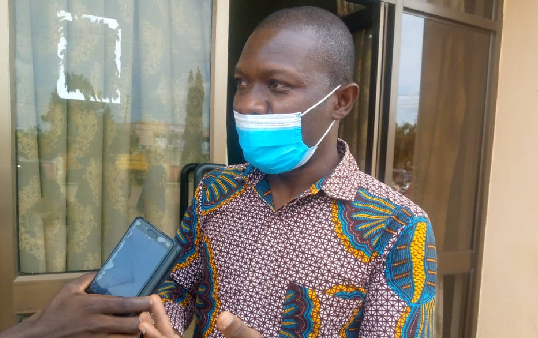 Mr. Atta Akoto, the President of the Sunyani Youth Development Association, speaking to the Daily Graphic, after the programme