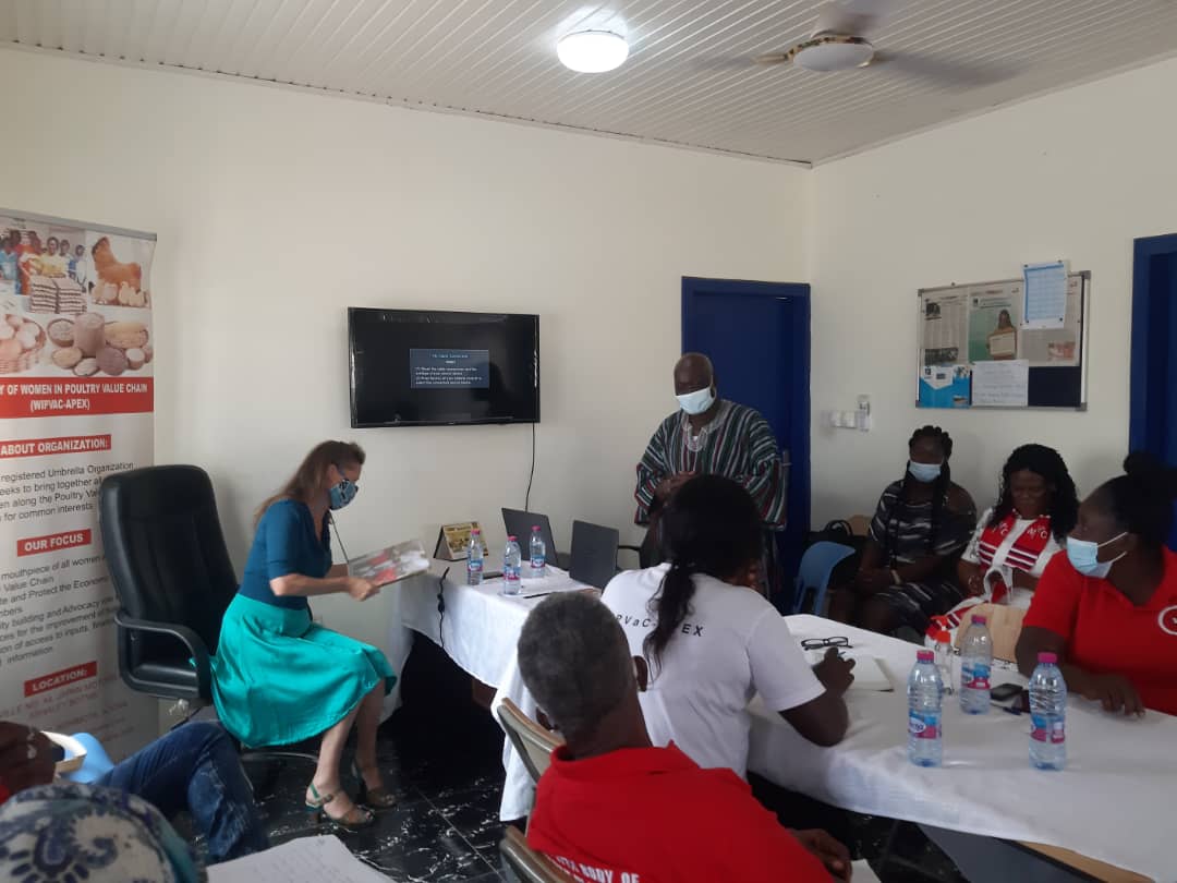  Dr Anthony Akunzule speaking at the training