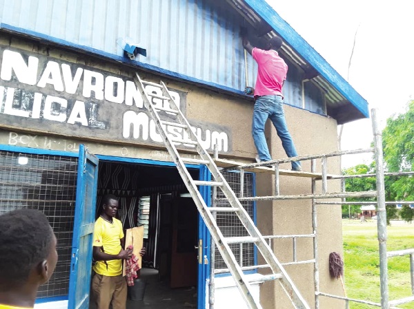 Work ongoing to freshen up the Basilica Museum