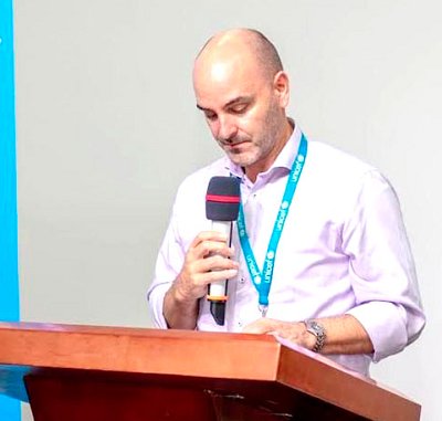 Mr Fiachra McAsey, UNICEF Deputy Representative, at the launch