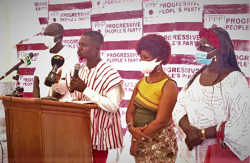 Mr Richard Nii Armah, Executive Director, PPP, addressing the press conference