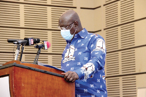 Justice Kwasi Anin Yeboah ,the Chief Justice, addressing the participants