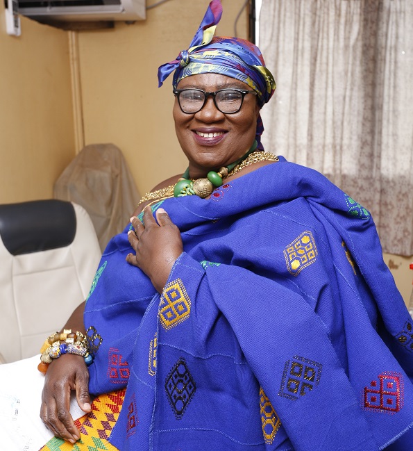 Nana Barnieh Adu Ampomah: • A female enstooled ‘male’ chief