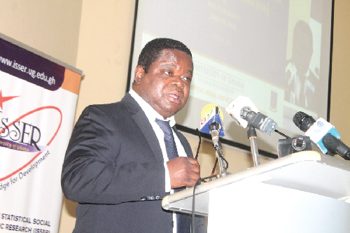 Prof Peter Quartey — Director, Insitute of  Statistical and Economic Research 