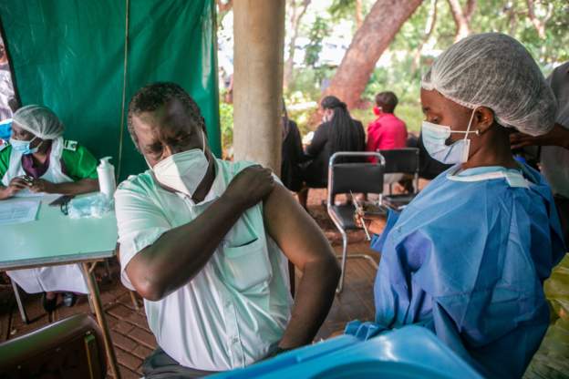 About two million people have been vaccinated