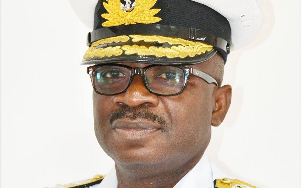 The Chief of the Defence Staff (CDS), Vice Admiral Seth Amoama