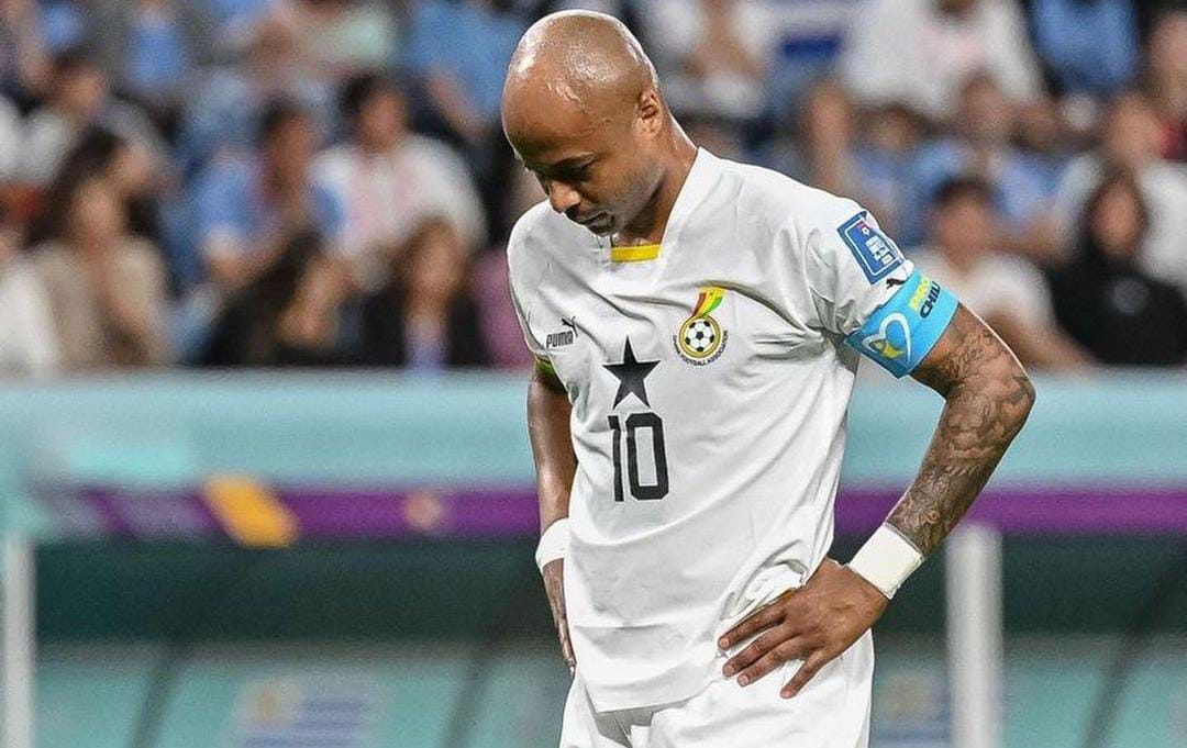 Andre Ayew's daughter hospitalised after Uruguay loss