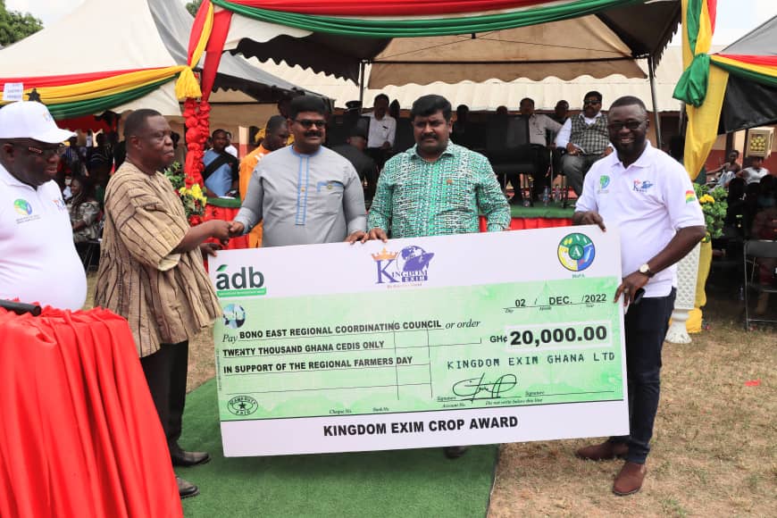 Kingdom Exim Group supports 38th National Farmers Day at national, regional and district levels