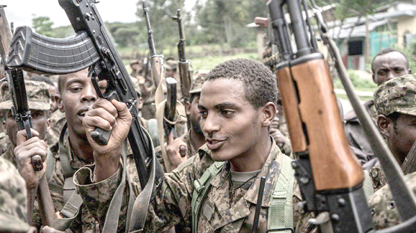 Ethiopian soldiers have been in a long battle with the Tigray forces