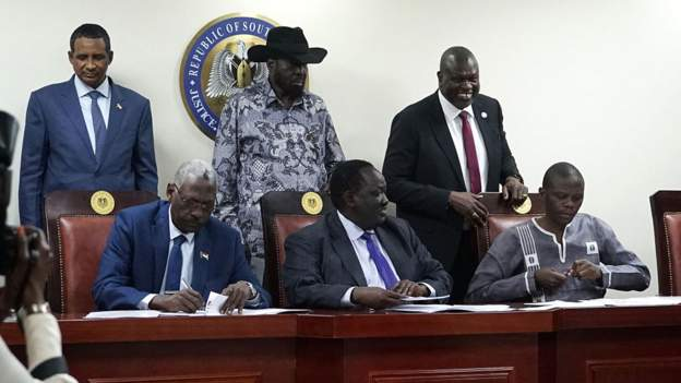 The deal was brokered by neighbouring Sudan (source: AFP)