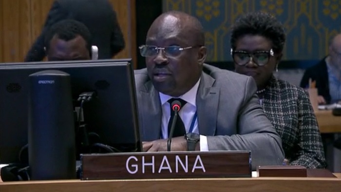 H.E. Harold Agyemang, Ghana's Ambassador to the United Nations