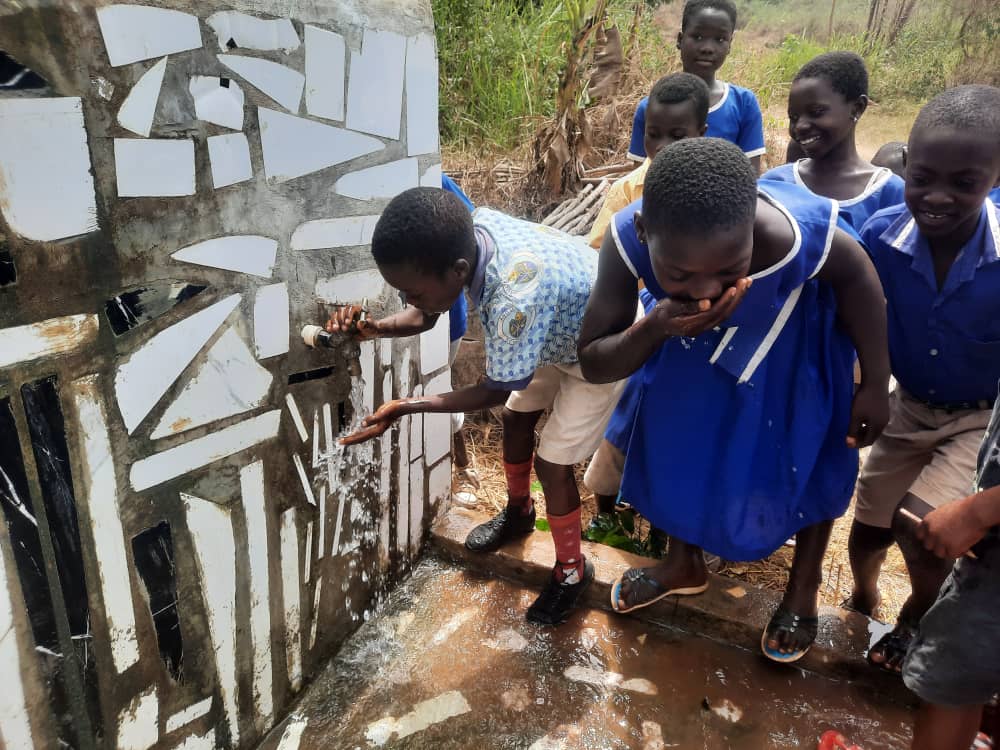 Manya Krobo community gets clean water through Izwe Savings and Loans support