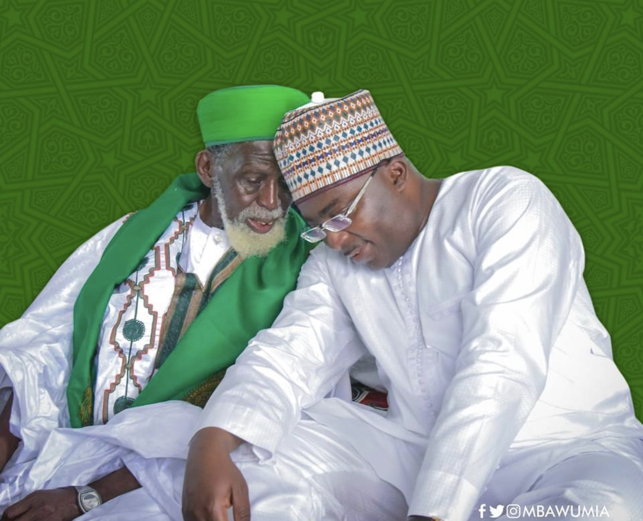 Bawumia visits Chief Imam on his 103rd birthday 
