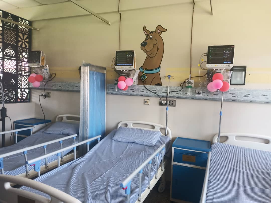 Emergency Paediatric Unit set up at Sunyani Hospital by YPO Ghana chapter, sets up