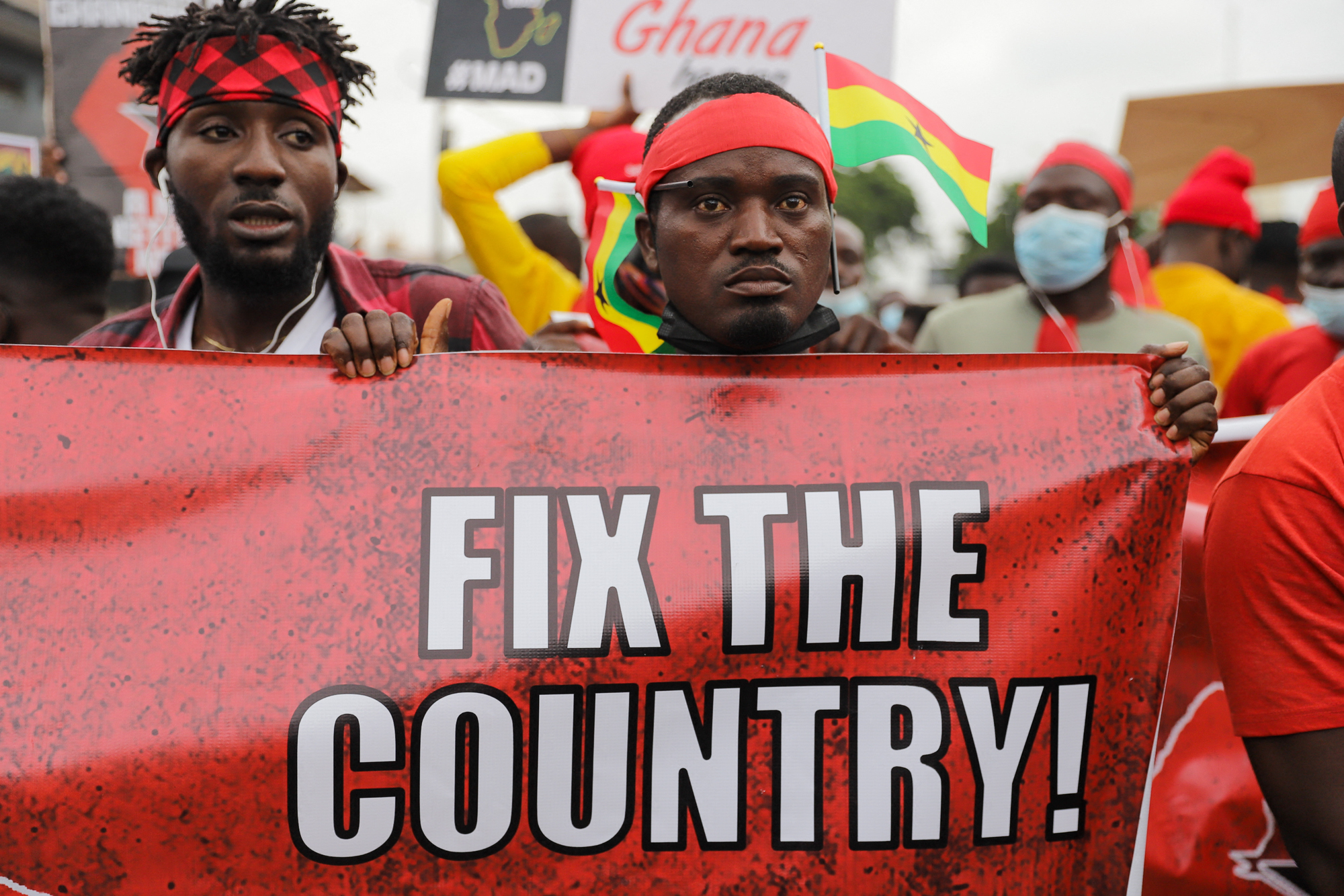 File photo: #FixTheCountry members at a demonstration