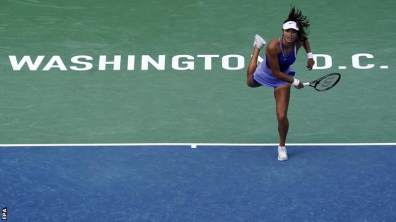 Washington Open: Emma Raducanu & Dan Evans reach quarter-finals