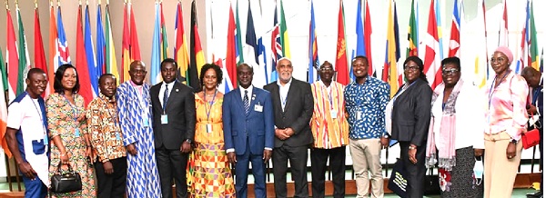 Ghana’s delegation to the UN meeting on Sustainable Development in New York