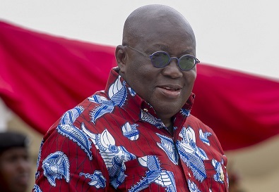 President Akufo-Addo inspecting the GH¢ó9.2 million yam/cassava factory in Bimbilla 