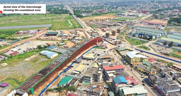Work on T’di PTC, Kwame Nkrumah Roundabout progresses