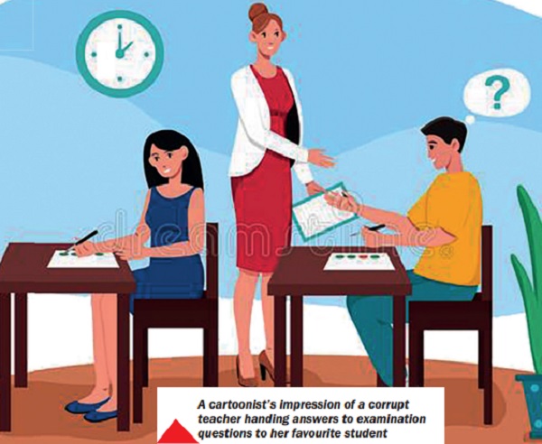 The corrupt teacher