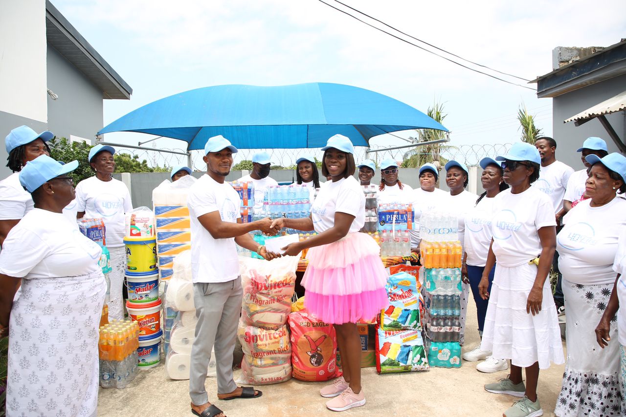 Philanthropist and banker Nana Serwaah donates to Comfort for the Aged home