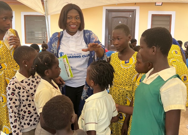 Active Minds Reading Club empowers girls in the Apirede community