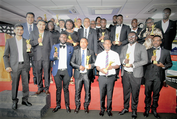 Recipients of the Ghana Medical Laboratory Excellence Award 2022. Picture: ESTHER ADJORKOR ADJEI