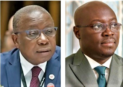 Kwaku Agyeman-Manu — Health Minister and  Dr Cassiel Ato Forson — Former Deputy Minister of Finance