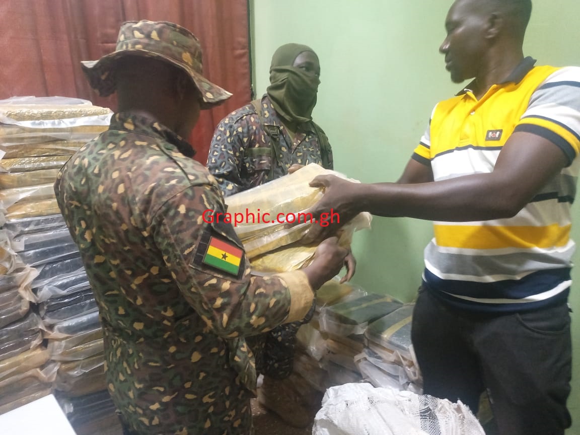 Hamile: 981 parcels of compressed substances suspected of be marijuana busted