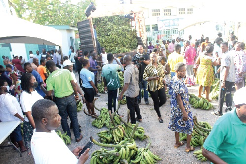 The PFJ Market at the premises of the Ministry of Food and Agriculture