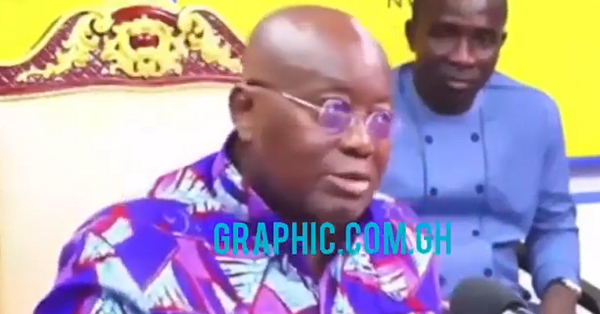VIDEO: How Prez Akufo-Addo reacted to threats to vote against the NPP