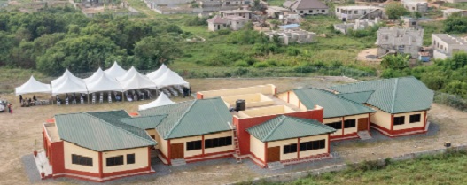 The 6-unit primary classroom blocks at Adjeikojo
