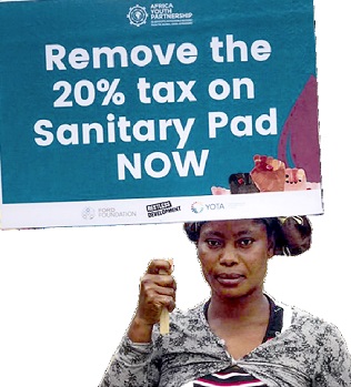 Government has been asked to waive the 20 per cent import duty and the 12.5 per cent Value Added Tax on menstrual hygiene products