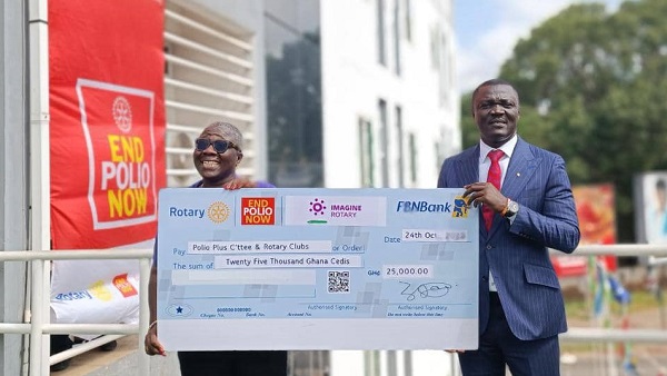 FBNBank supports Ghana's polio fight with GH₵25,000