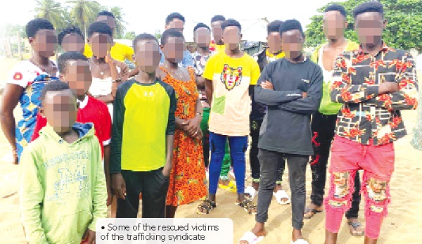 Child trafficking syndicate busted - 16 minors rested