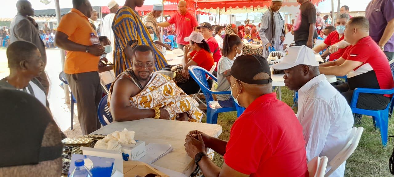 Juapong: Residents receive free Christmas medical screening