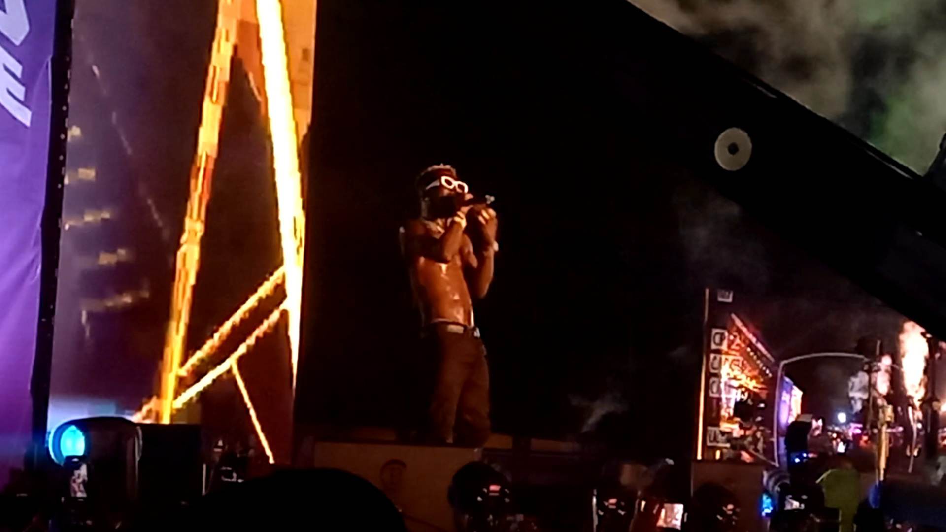 Shatta Wale makes up for Burna Boy’ absence at Day 1 of Afrochella