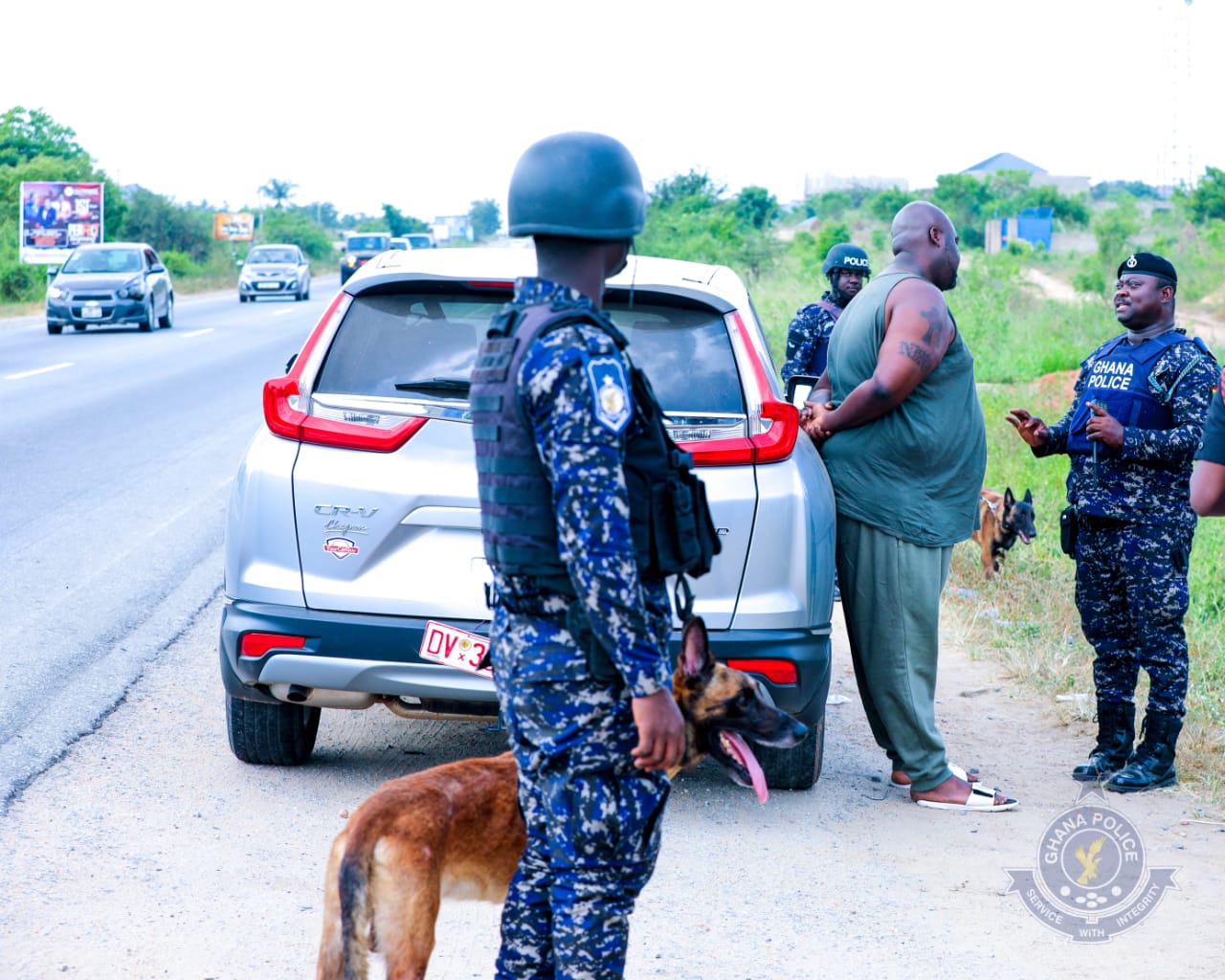 Police deploy K9 Unit officers to beef up New Year security in town